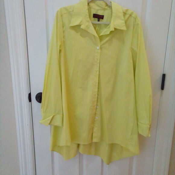 Lime green Crazy Larry tunic shirt and Berek tank - Picture 4 of 4